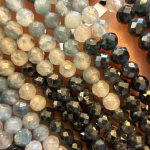 Mavi Turmalin Dizi Faset 3 mm Orijinal Kristal Detay Görseli 2