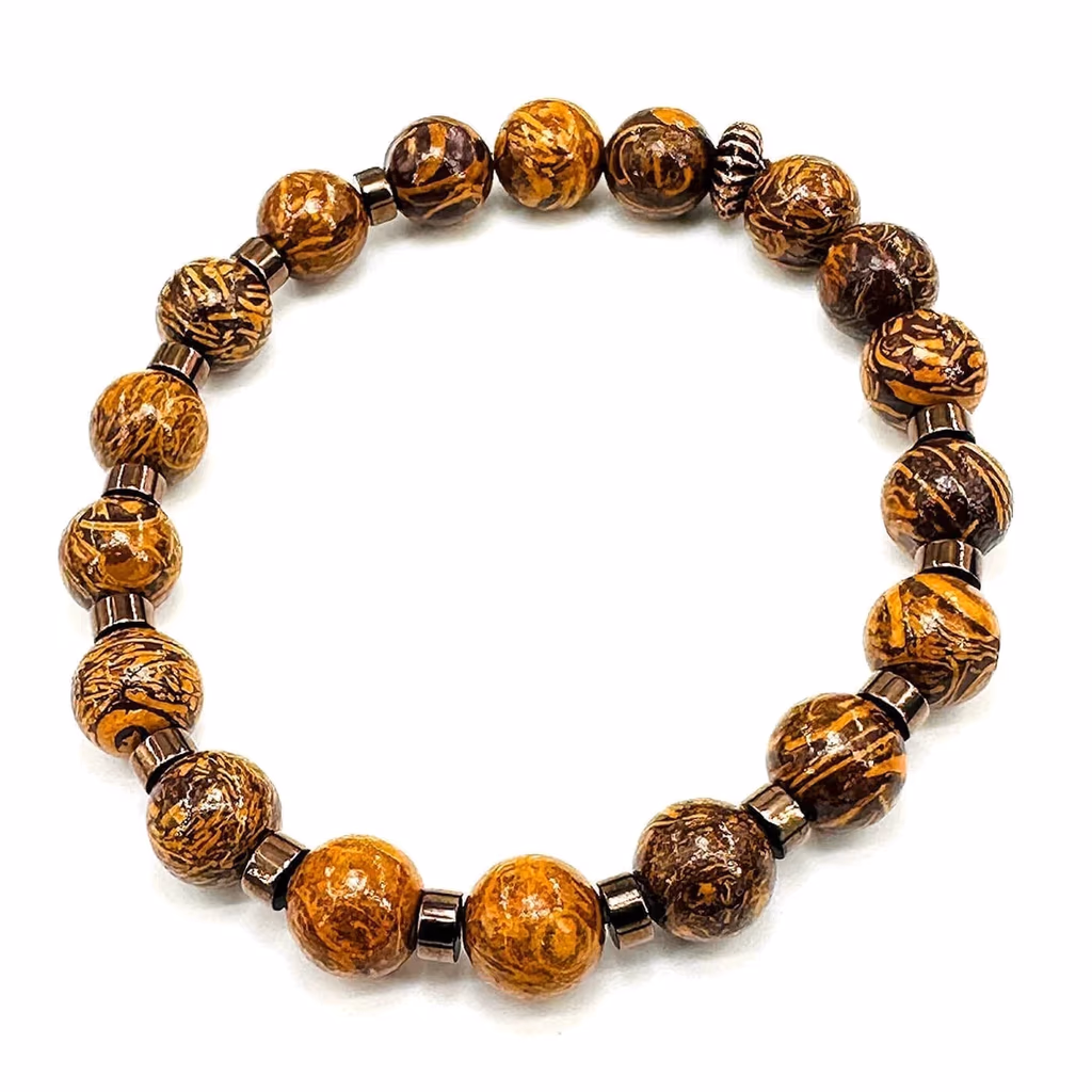Miriam Jasper Bileklik 8mm İncele ve Satın Al Miriam Jasper Bileklik 8mm - Orijinal Doğal Taş ve Şifa Kristali Görsel 1