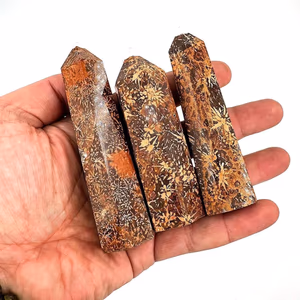Miriam Jasper Obelisk - Orijinal Şifalı Kristal - Görsel 1