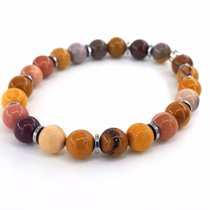 Mokait Jasper Bileklik 6mm - Orijinal Şifalı Kristal - Görsel 1