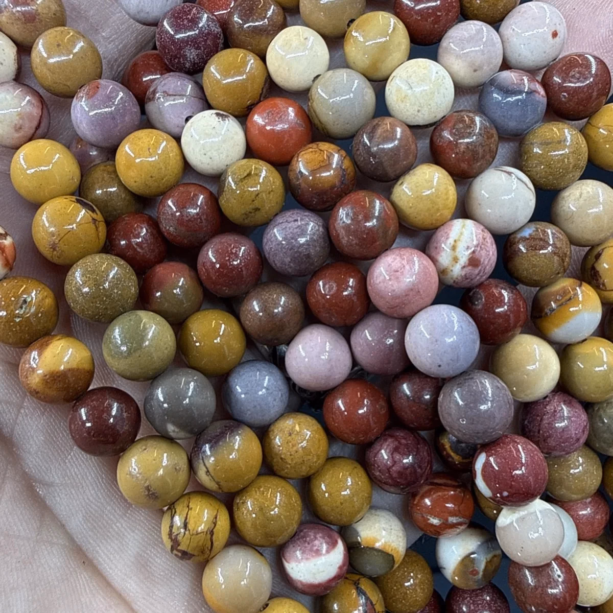 Mokait Jasper Dizi 8 mm