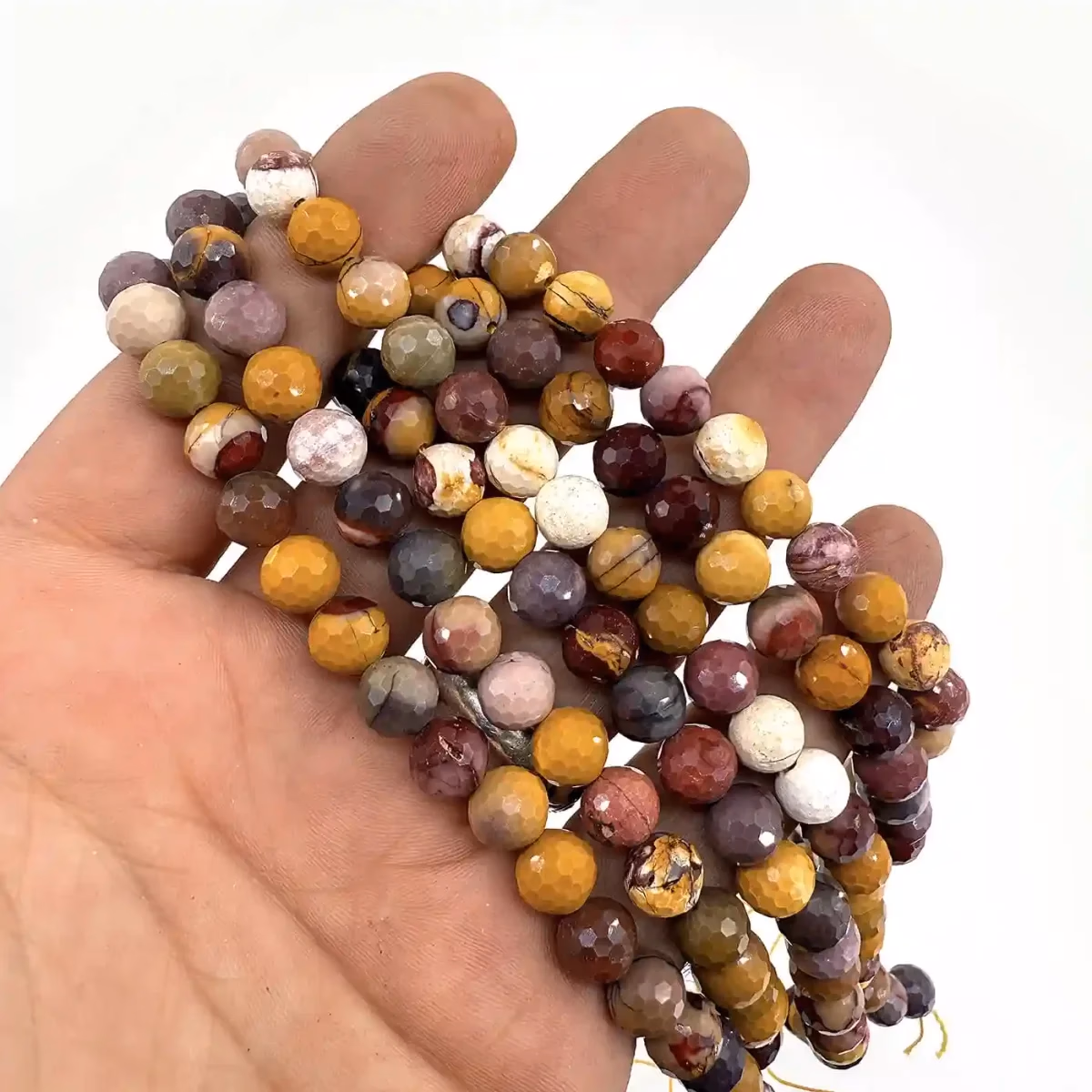 Mokait Jasper Faset Dizi 8mm