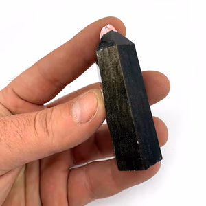 Obsidiyen Obelisk - Orijinal Şifalı Kristal - Görsel 1