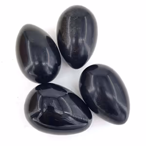 Obsidyen Yumurta - Orijinal Şifalı Kristal - Görsel 2