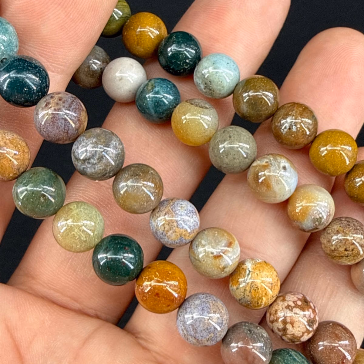 Ocean Jasper Dizi 8mm