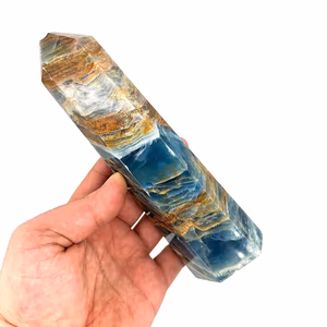 Okyanus Jasper Obelisk - Orijinal Şifalı Kristal - Görsel 1