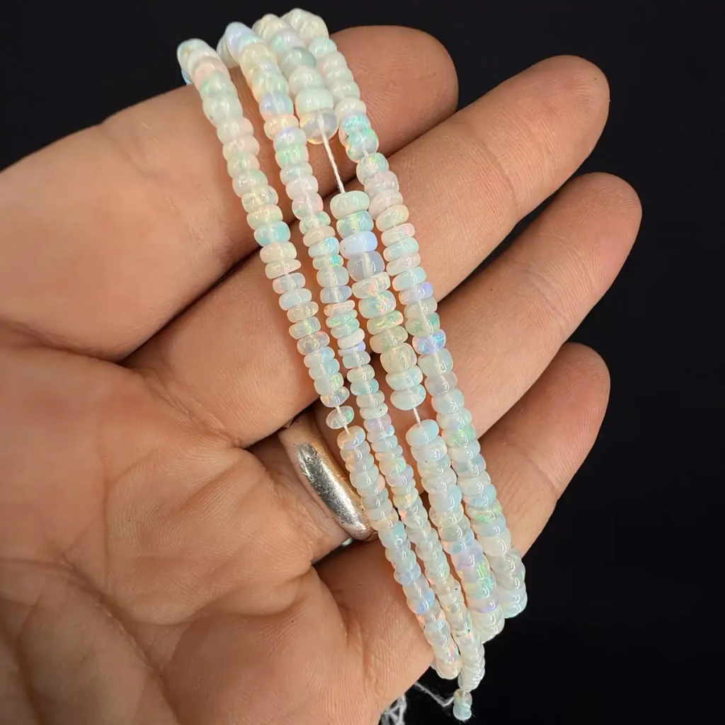 Opal AA+ Dizi 40cm - Orijinal Doğal Taş ve Şifa Kristali Görsel 1