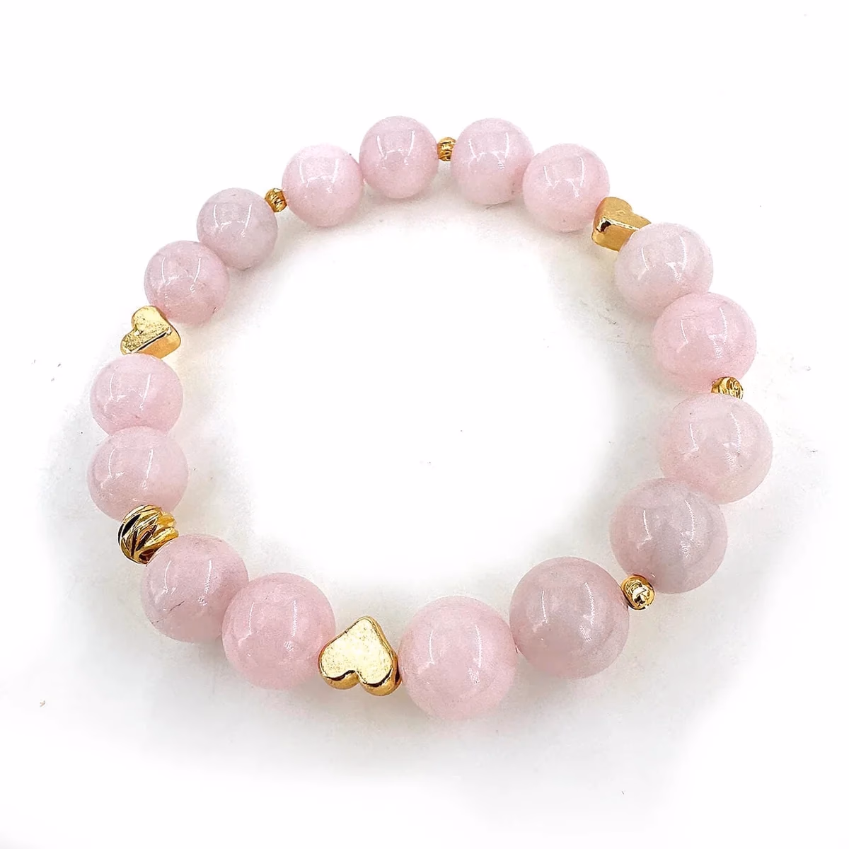 Pembe Kuvars Bileklik AA+ 10mm
