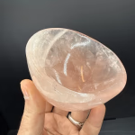 Pembe Kuvars Kase 10 cm Orijinal Kristal Detay Görseli 3
