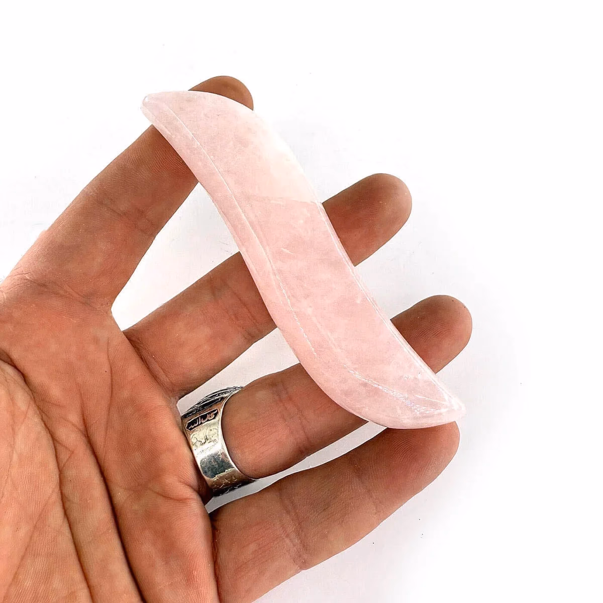 Pembe Kuvars Masaj Taşı