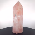 Pembe Kuvars Obelisk Orijinal Kristal Detay Görseli 1