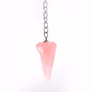 Pembe Kuvars Sarkaç (Pandül) - Orijinal Şifalı Kristal - Görsel 2