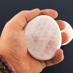 Pembe Kuvars Tambur Orijinal Kristal Detay Görseli 2