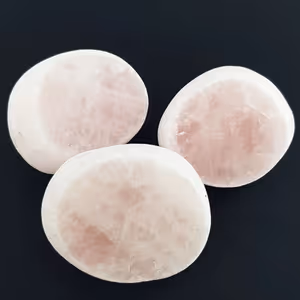Pembe Kuvars Tambur - Orijinal Şifalı Kristal - Görsel 2