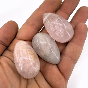 Pembe Kuvars Yumurta - Orijinal Şifalı Kristal - Görsel 1
