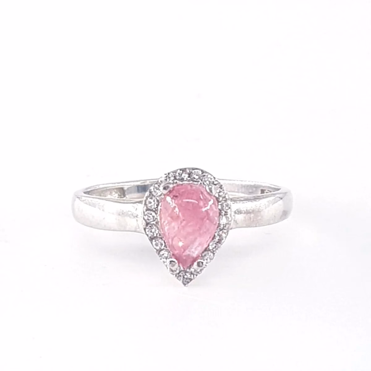 Pembe Turmalin Yüzük (Gümüş)