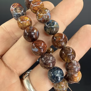 Pietersite Bileklik 10 mm - Orijinal Şifalı Kristal - Görsel 1