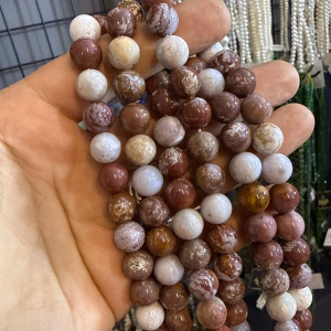 Polikrom Jasper 12 mm - Orijinal Şifalı Kristal - Görsel 1