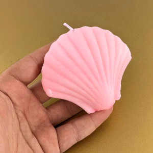 Premium Esanslı Abalon Mum Pembe - Orijinal Şifalı Kristal - Görsel 2