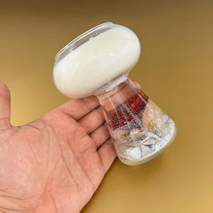 Premium Esanslı Denizaltı Mum (Mantar Bardak) - Orijinal Şifalı Kristal - Görsel 2