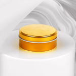 Premium Esanslı Teneke Kutu Mum Gold Orijinal Kristal Detay Görseli 2