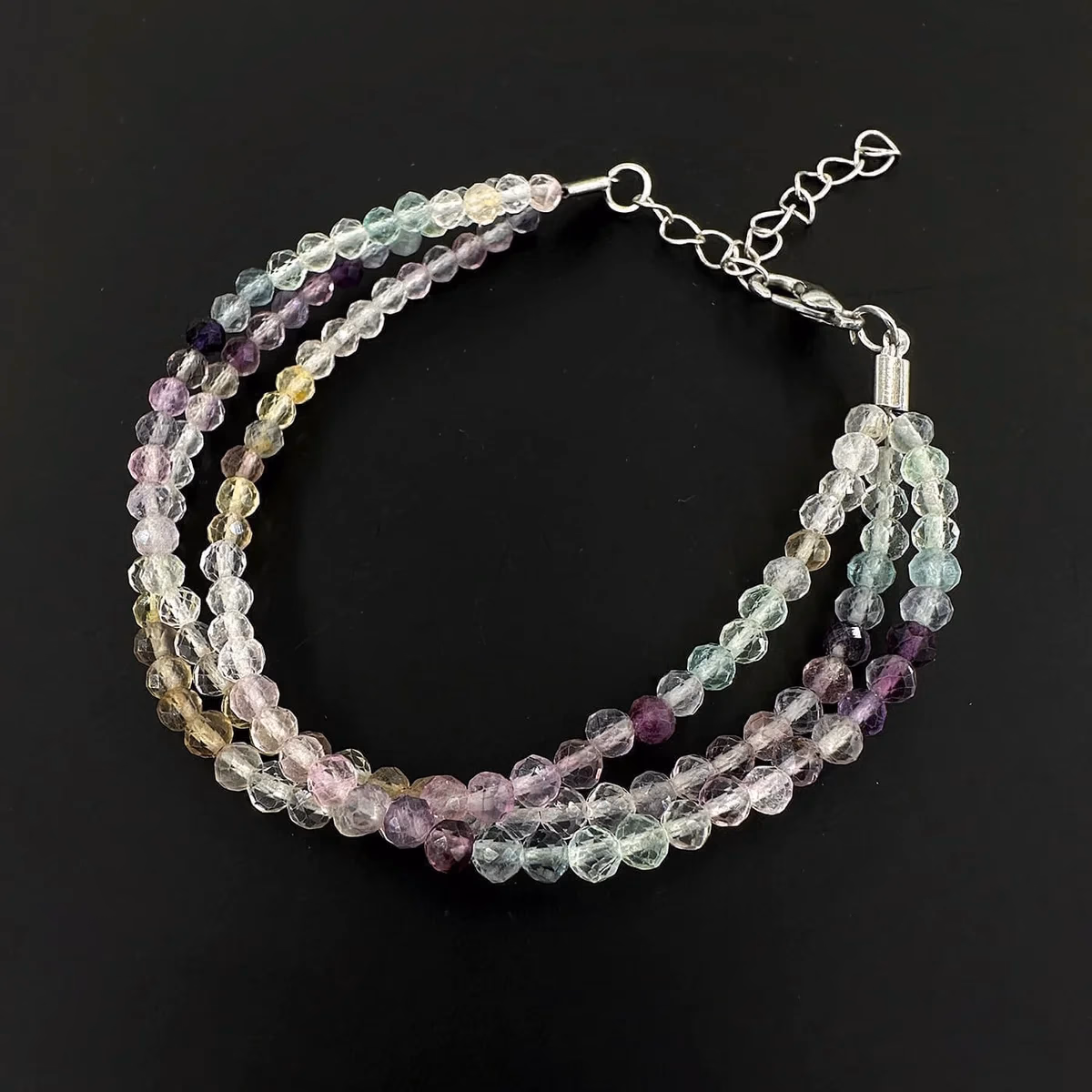Rainbow Florit Bileklik 3mm