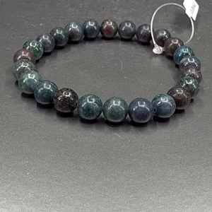 Ruby Kiyanit Bileklik 8 mm - Orijinal Şifalı Kristal - Görsel 1