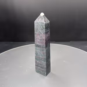 Ruby Kiyanit Obelisk - Orijinal Şifalı Kristal - Görsel 2