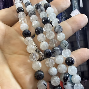 Rutil Kuvars Dizi 8 mm - Orijinal Şifalı Kristal - Görsel 1