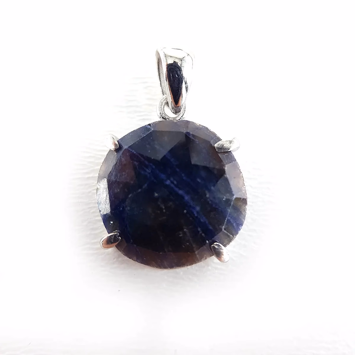 Safir Kolye Ucu (Gümüş)