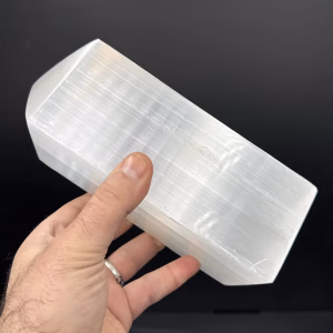 Selenit Lamba 20 cm - Orijinal Şifalı Kristal - Görsel 2
