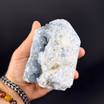 Selestit (Stronsiyum) Ham Taş (Jeotsuz) Orijinal Kristal Detay Görseli 1