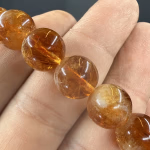 Sitrin Bileklik 12 mm AAA Orijinal Kristal Detay Görseli 2