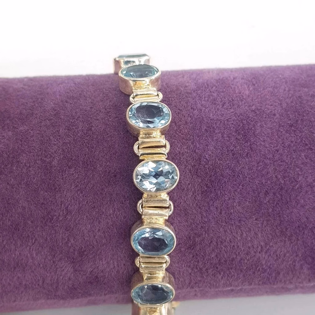 Topaz Künye (Gümüş) İncele ve Satın Al Topaz Künye (Gümüş) - Orijinal Doğal Taş ve Şifa Kristali Görsel 1