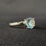 Topaz Yüzük Gümüş Orijinal Kristal Detay Görseli 7