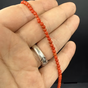 Tunus Mercan Dizi 3 mm - Orijinal Şifalı Kristal - Görsel 2