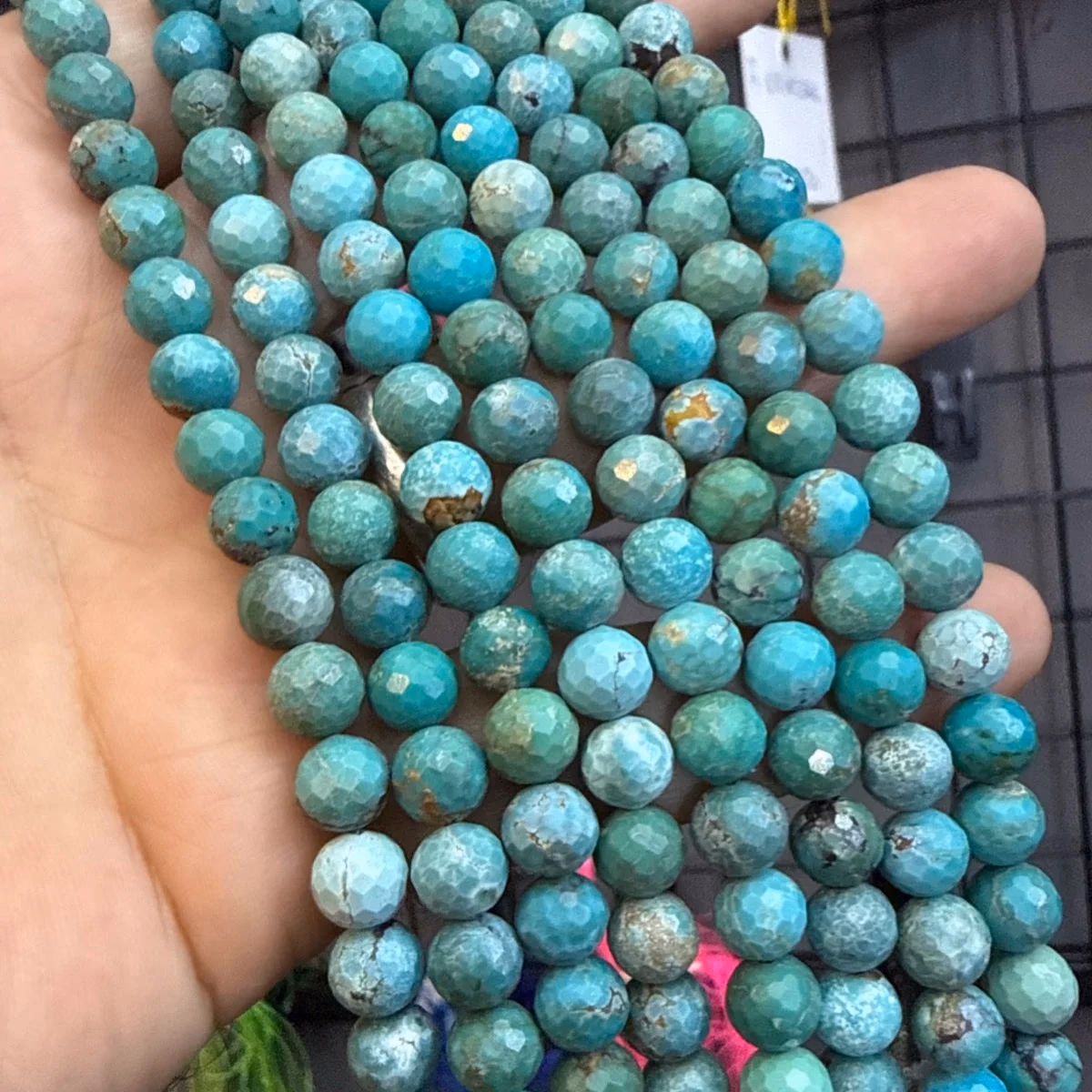 Turkuaz Faset Dizi 8 mm