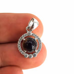 Turmalin Kolye Ucu (Gümüş) Orijinal Kristal Detay Görseli 3