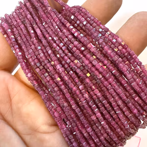 Yakut Dizi 2 mm - Orijinal Şifalı Kristal - Görsel 1