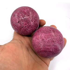 Yakut Küre 430gr - Orijinal Şifalı Kristal - Görsel 1
