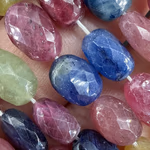 Yakut Safir Zeberced Mix Dizi Faset 10x8 mm AAA Orijinal Kristal Detay Görseli 2