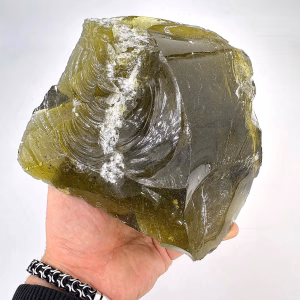 Yeşil Obsidiyen Ham Taş - Orijinal Şifalı Kristal - Görsel 1