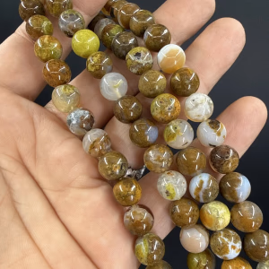 Yeşil Opal Dizi 10 mm - Orijinal Şifalı Kristal - Görsel 1