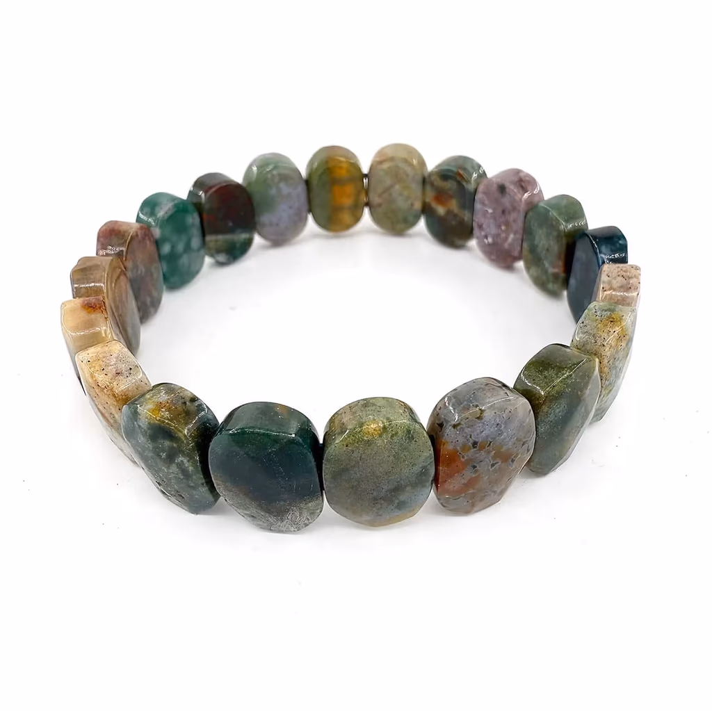 Yosunlu Akik (Moss Agate) Bileklik Rolex İncele ve Satın Al Yosunlu Akik (Moss Agate) Bileklik Rolex - Orijinal Doğal Taş ve Şifa Kristali Görsel 1