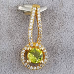 Zeberced Kolye Ucu (Gümüş) Orijinal Kristal Detay Görseli 1