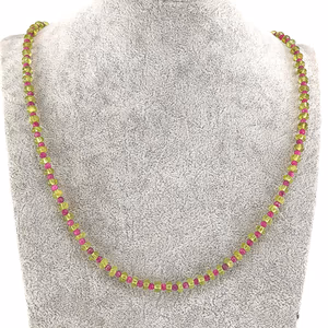Zeberced , Yakut Kolye 3mm (Gümüş) - Orijinal Şifalı Kristal - Görsel 1