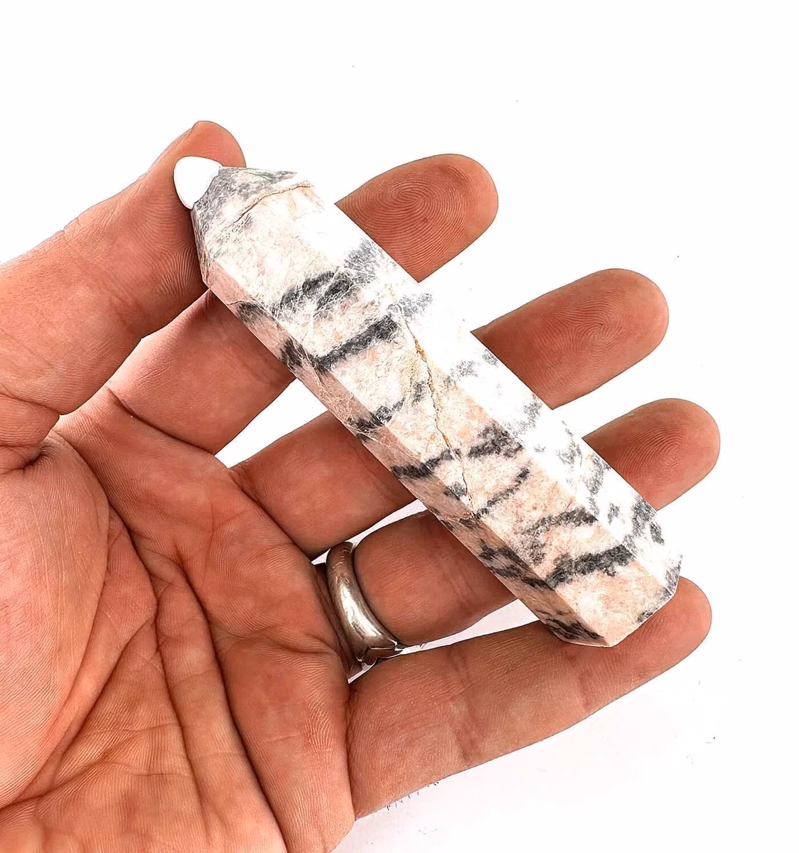 Zebra Jasper Obelisk